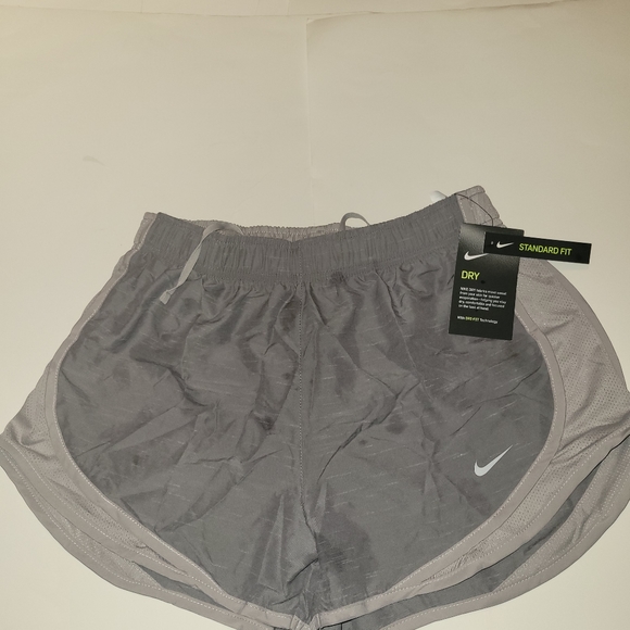 Nike Women's Tempo Dry Core 3'' Running Shorts Grey - Picture 11 of 14